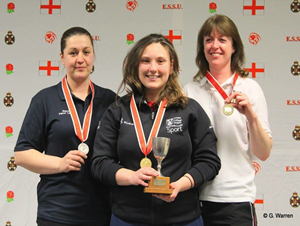 SSgt Rebecca Carnell received Silver Medal for Confined 10m Air Pistol ESSU Championships 2017