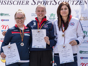 WO1 Zoe Bruce winning Gold for 50m Prone Women and setting new British Record – ISCH Hannover 2017